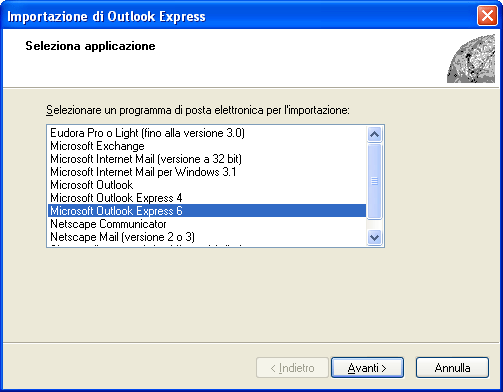 Importa Messaggi Outlook Express