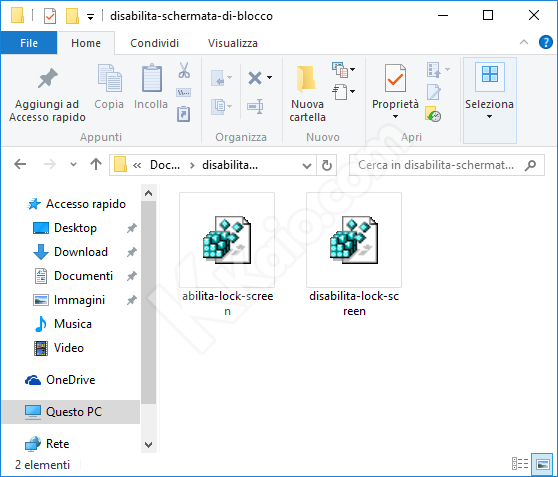 Disabilitare schermata di blocco in windows 8/8.1 e Windows 10
