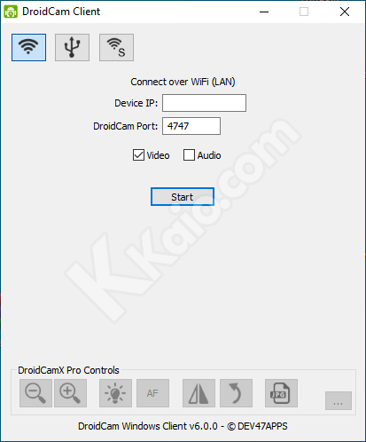 DroidCam Windows Client