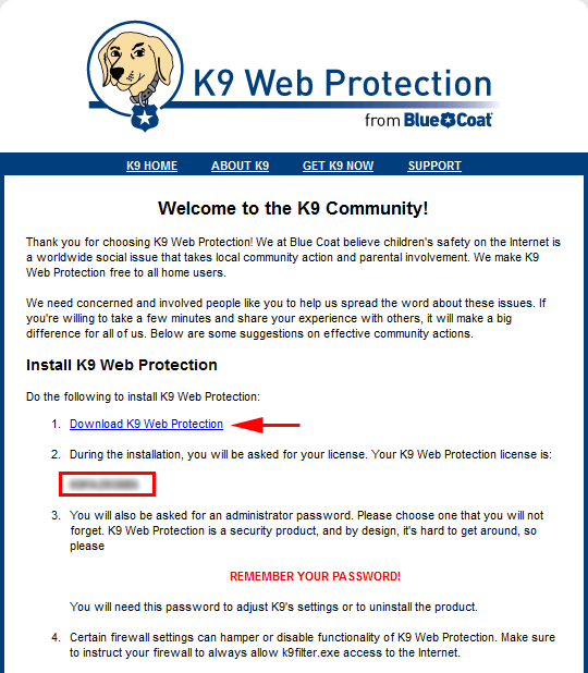 K9 Web Protection