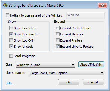 Menù Start Classico Windows 7