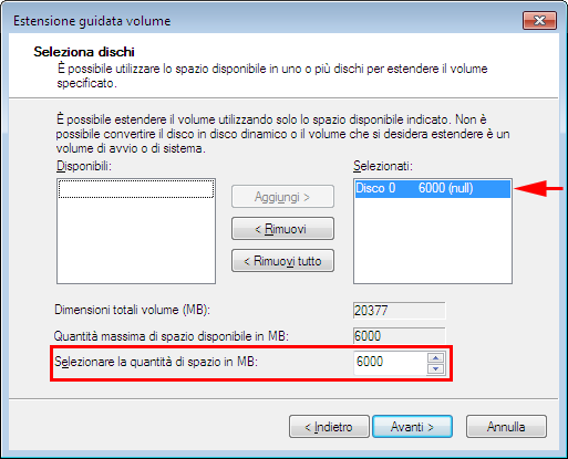Unire partizioni Windows 7 - Windows Vista