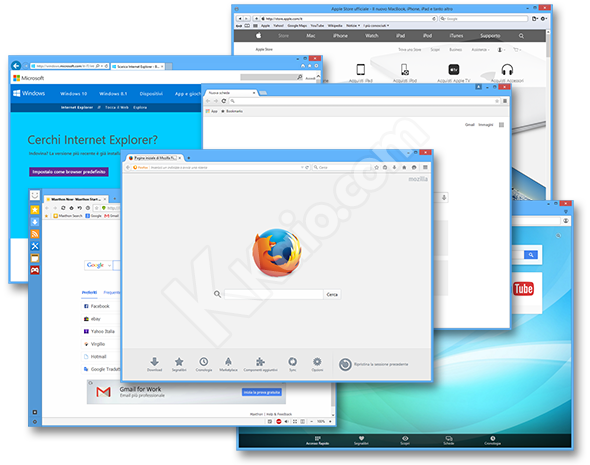 Browser collage
