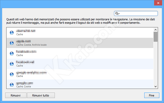 Rimuovere i cookie da Apple Safari per Windows