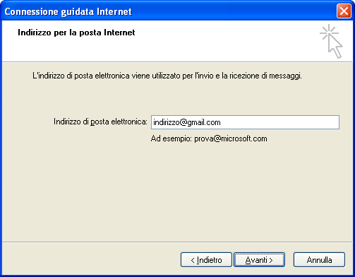 Outlook Express Nuovo Account