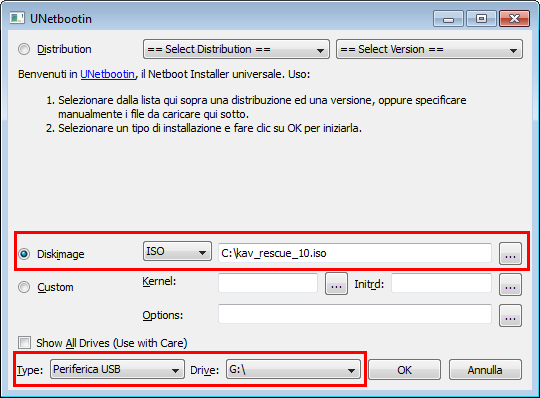 Kaspersky Rescue Disk USB
