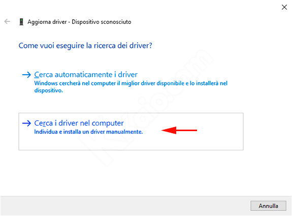 Ricevitore wireless Xbox 360 - Aggiorna driver