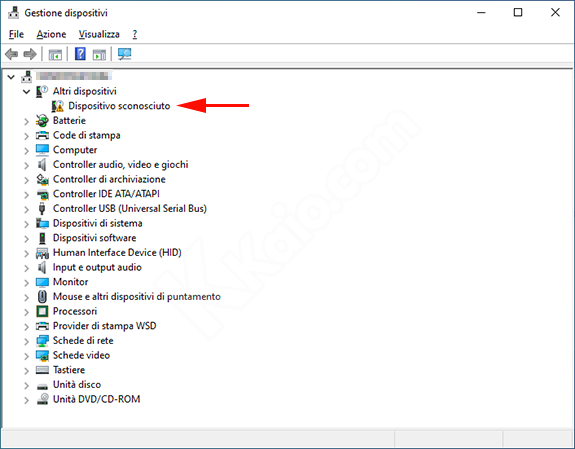 Ricevitore wireless Xbox 360 - Dispositivo sconosciuto