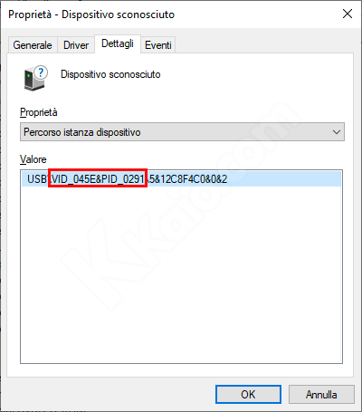 Ricevitore wireless Xbox 360 - Istanza dispositivo