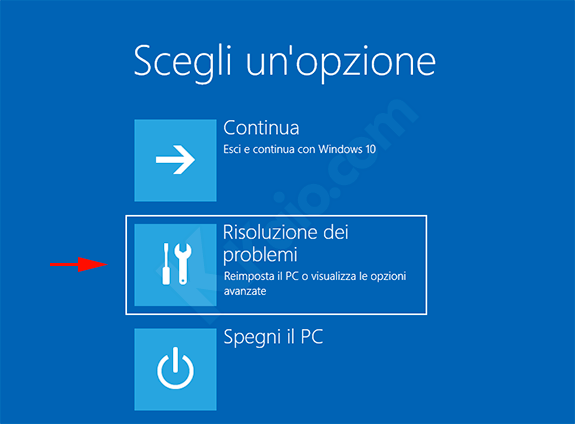 Ricevitore wireless Xbox 360 - Menu avanzato avvio Windows 10