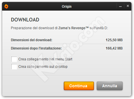 Origin backup