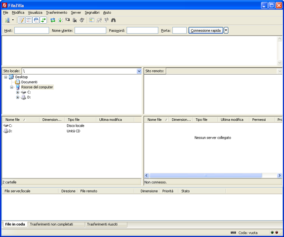 Filezilla FTP Client
