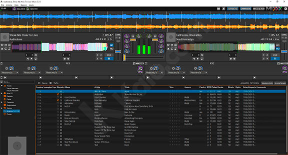 Mixxx - software gratuito per dj, mixare canzoni