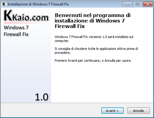 Windows 7 Firewall Fix