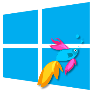 Windows 8.1 Preview Fish Logo